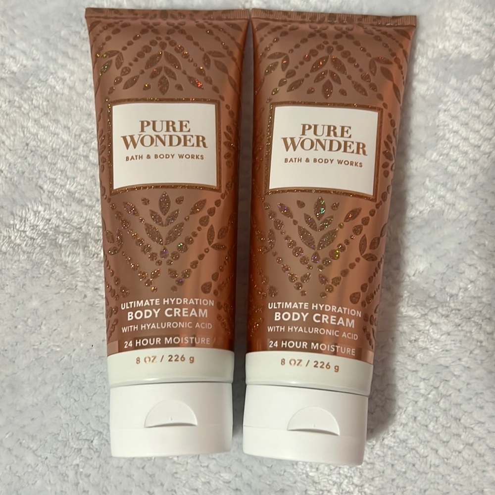 Pure Wonder bath and Bodyworks body cream